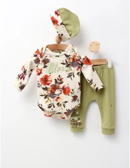 Costumas 3 piese, Bloom, verde