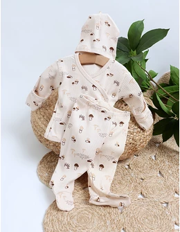 Costumas 3 piese Ciupercute model crem