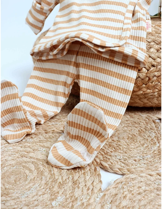 Costumas 3 piese Dungute model bej picture - 3