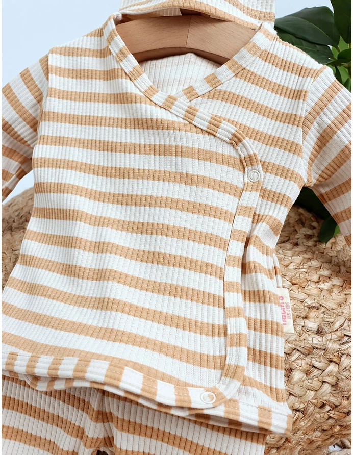 Costumas 3 piese Dungute model bej picture - 4