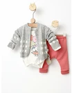 Costumas 3 piese Hello Baby Elefant gri picture - 1