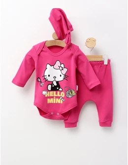 Costumas 3 piese, Hello Mini Kitty, ciclam