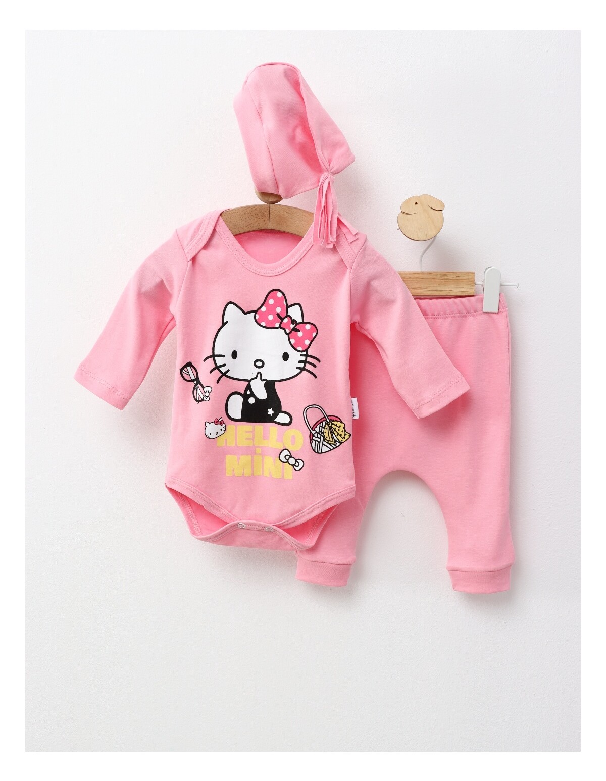 Costumas 3 piese, Hello Mini Kitty, roz