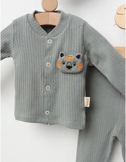 Costumas 3 piese Nana Bear verde