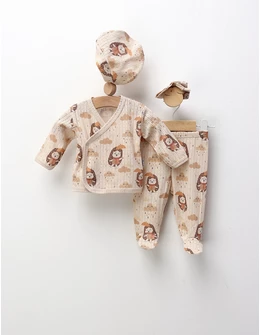 Costumas 4 piese Aricioiu, bej