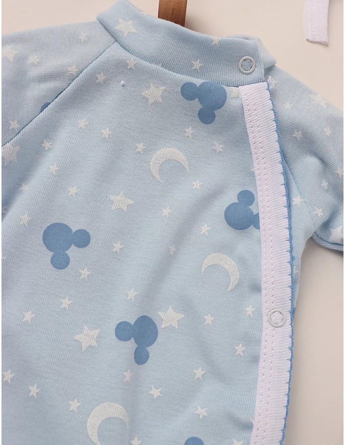 Costumas 5 piese Mickey luna-stele bleu picture - 5