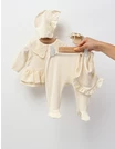 Costumas 5 piese, Simina, crem picture - 3