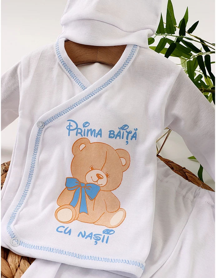 Costumas 5 piese Urs-Prima Baita cu Nasii-Bleu picture - 2