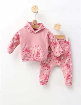 Costumas Barbie, model cu roz-prafuit