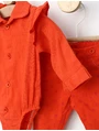Costumas bebe fetite Roxy portocaliu 3