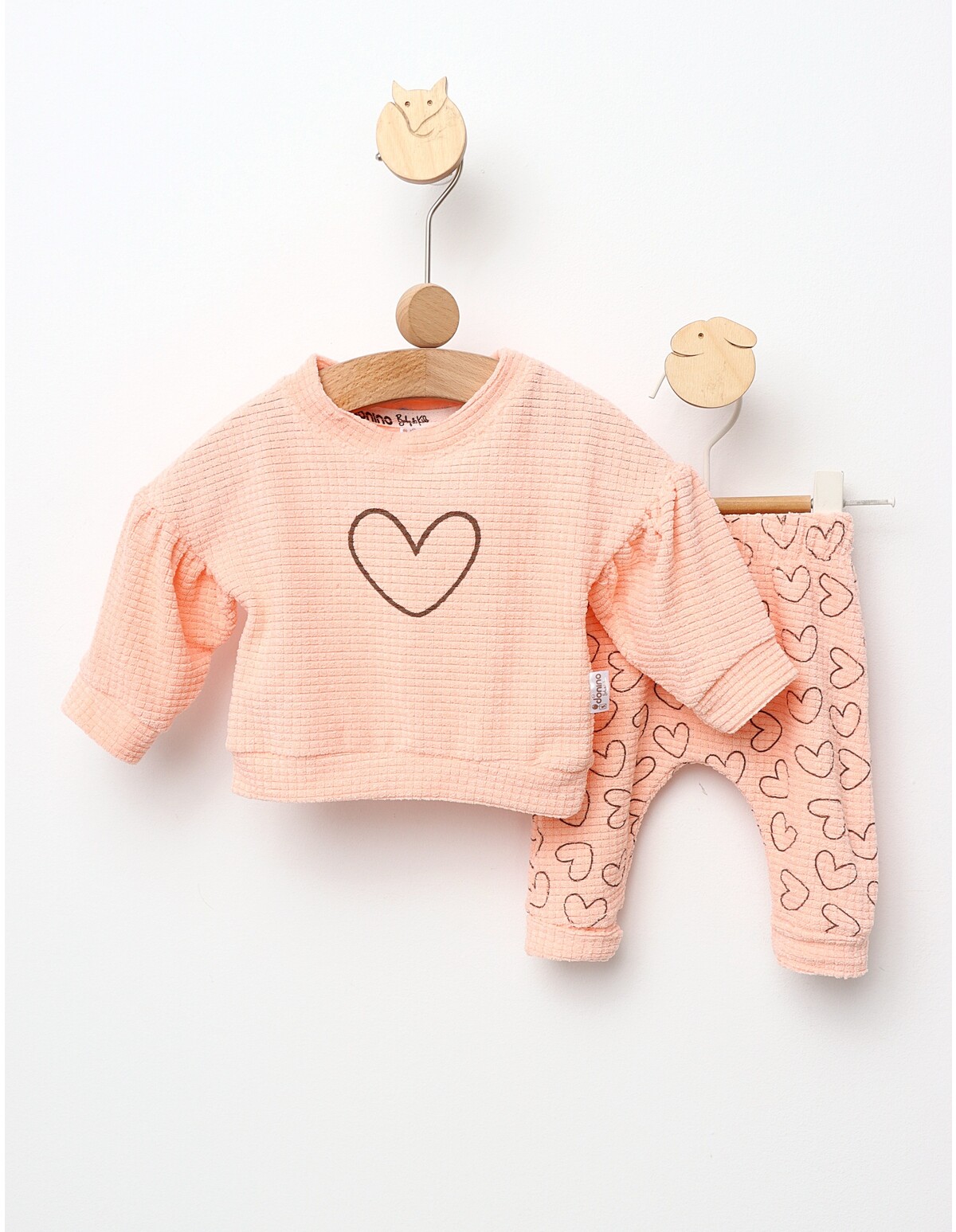 Costumas Bebe Girl Heart model corai
