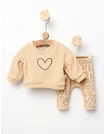 Costumas Bebe Girl Heart model crem picture - 1