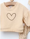 Costumas Bebe Girl Heart model crem picture - 2