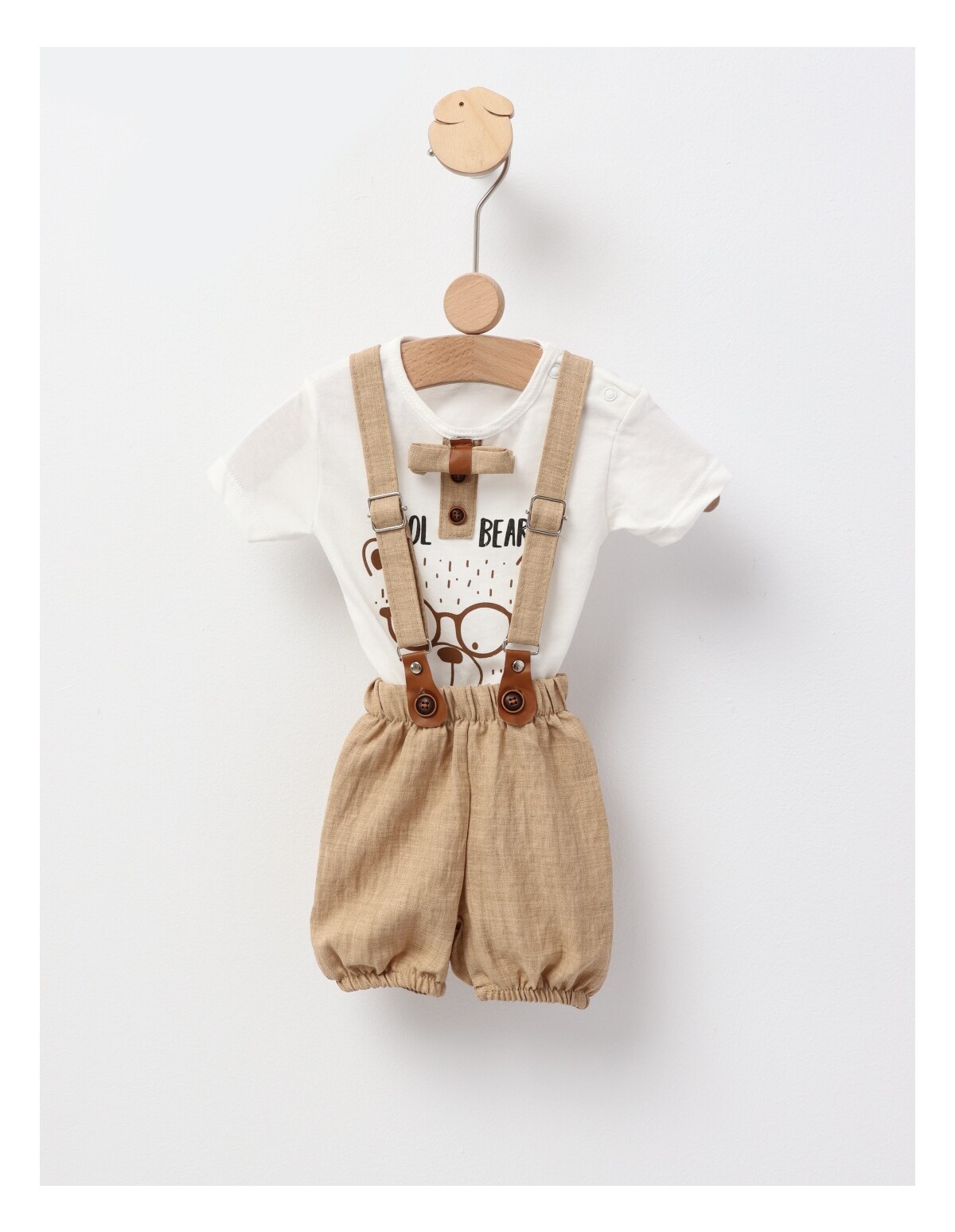 Costumas Cool Bear, model cu bej