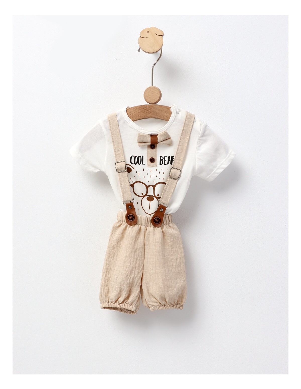 Costumas Cool Bear, model cu crem