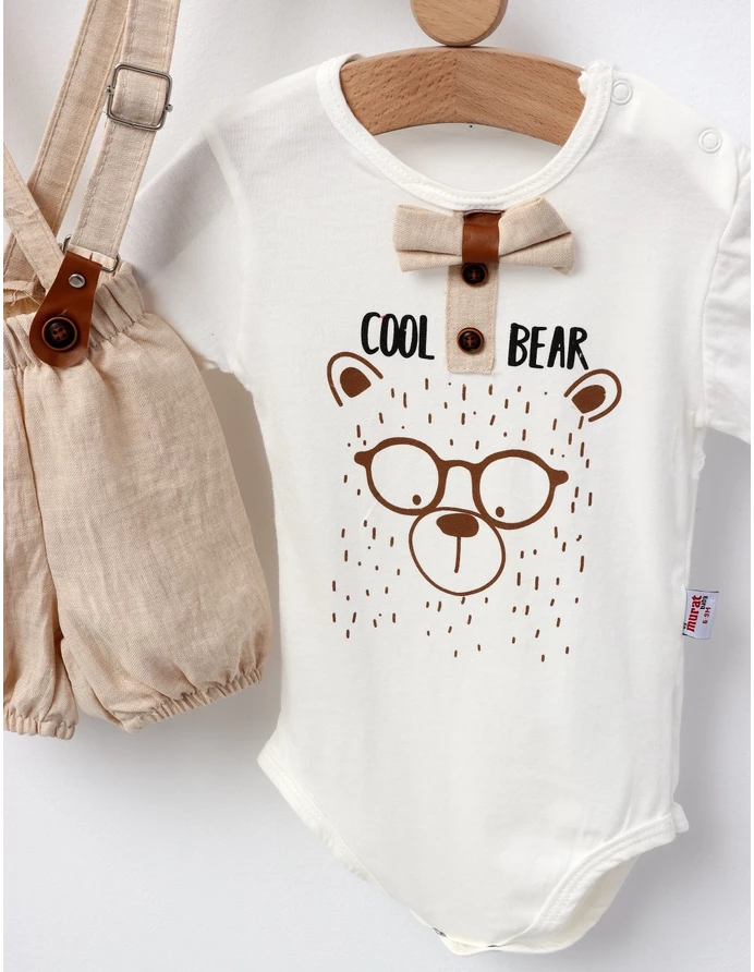 Costumas Cool Bear, model cu crem picture - 3