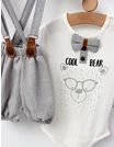 Costumas Cool Bear, model cu gri picture - 3