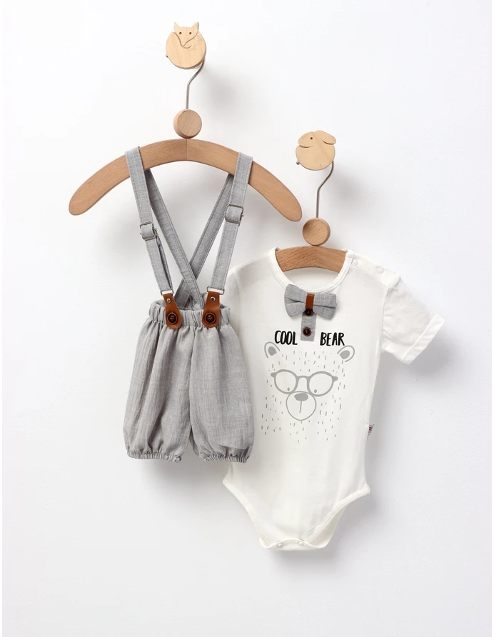 Costumas Cool Bear, model cu gri picture - 4