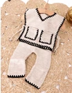 Costumas croset cu vesta Maya model gri picture - 1