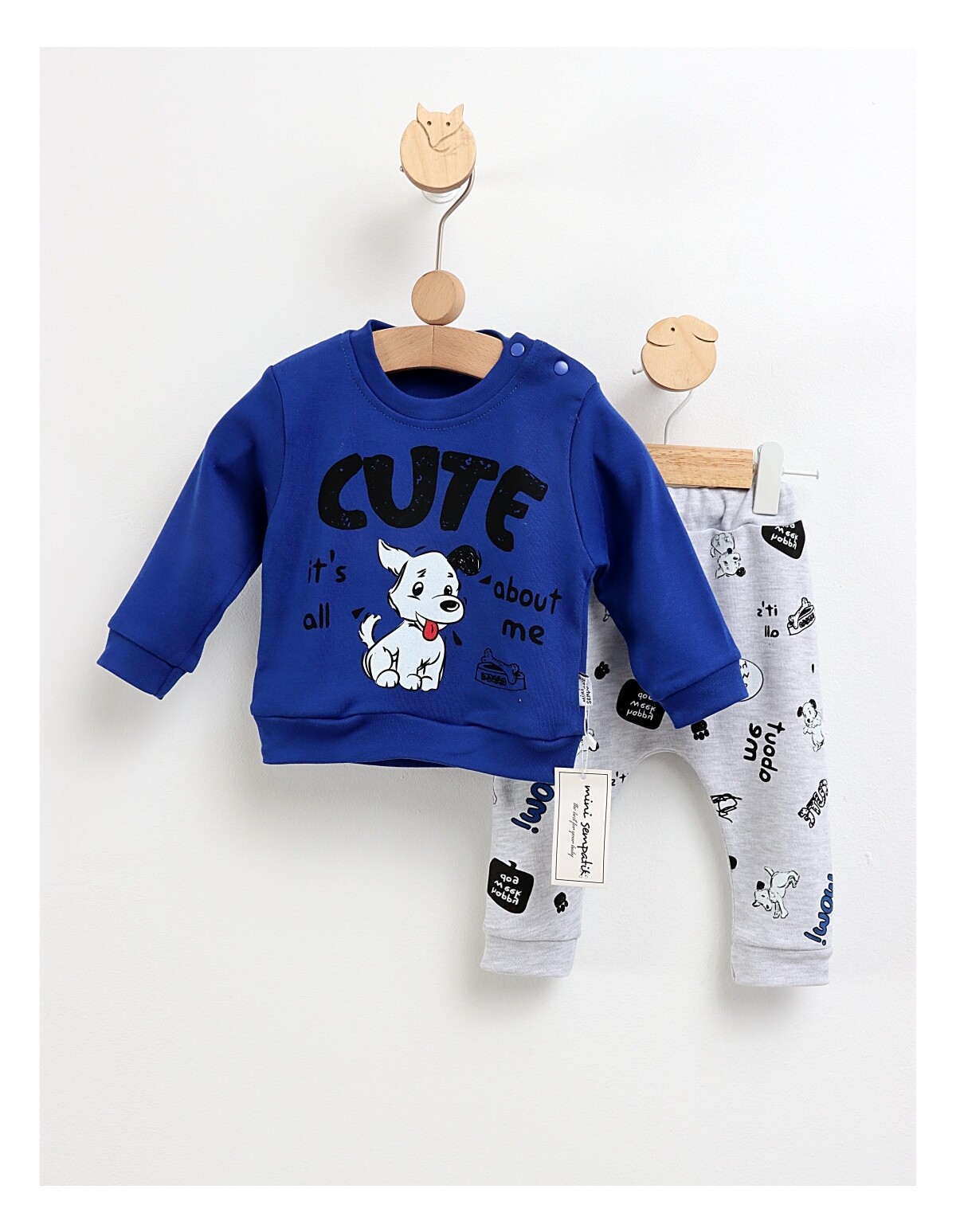 Costumas Cute Dog model cu albastru