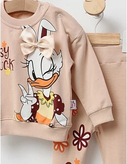 Costumas Daisy Duck, model crem