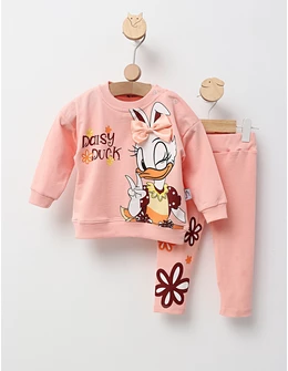Costumas Daisy Duck, model roz 86 (12-18 luni)