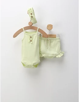 Costumas de vara, 3 piese, For Girls, verde