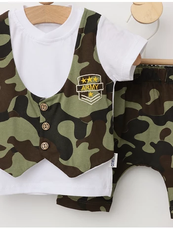 Costumas de vara Army Boy camuflaj picture - 2