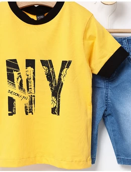 Costumas de vara Brooklyn galben