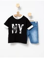 Costumas de vara Brooklyn negru picture - 1