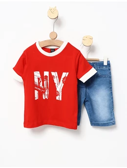 Costumas de vara Brooklyn rosu