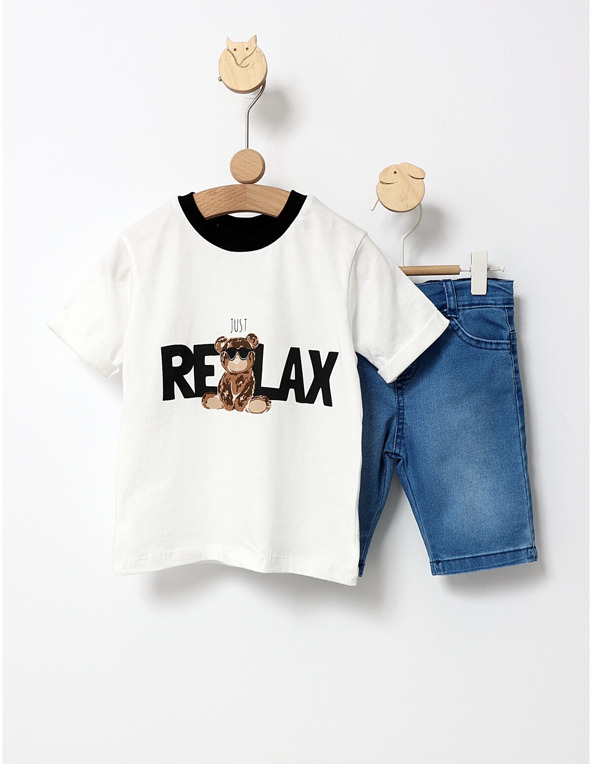 Costumas de vara Just Relax alb