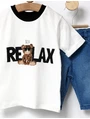 Costumas de vara Just Relax alb picture - 3