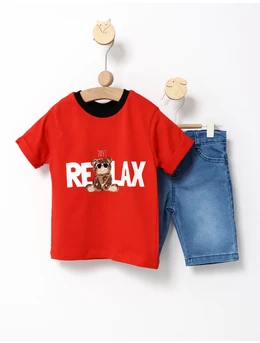 Costumas de vara Just Relax rosu