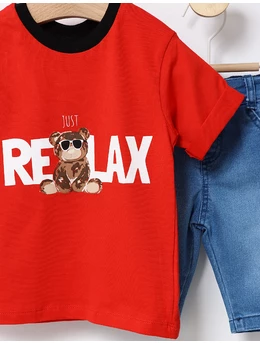 Costumas de vara Just Relax rosu