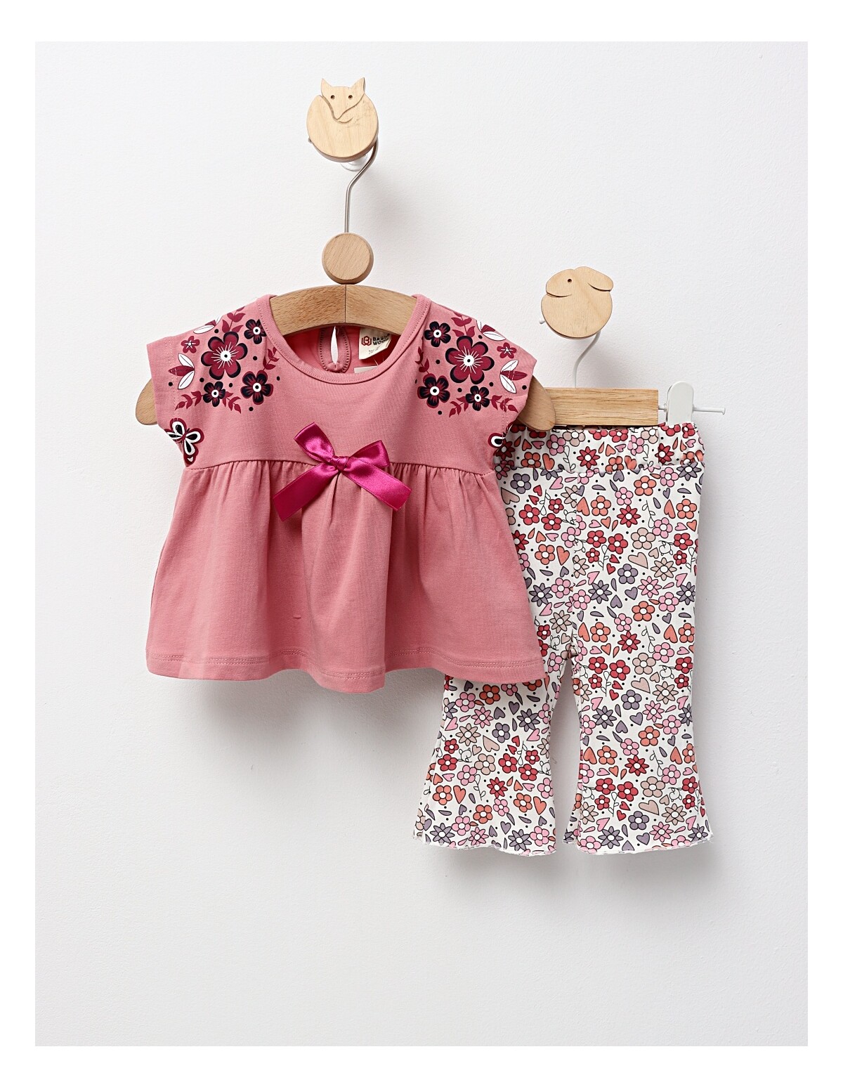Costumas de vara Raisa, cu roz-prafuit