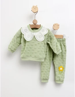 Costumas Downtown Girl, cu verde