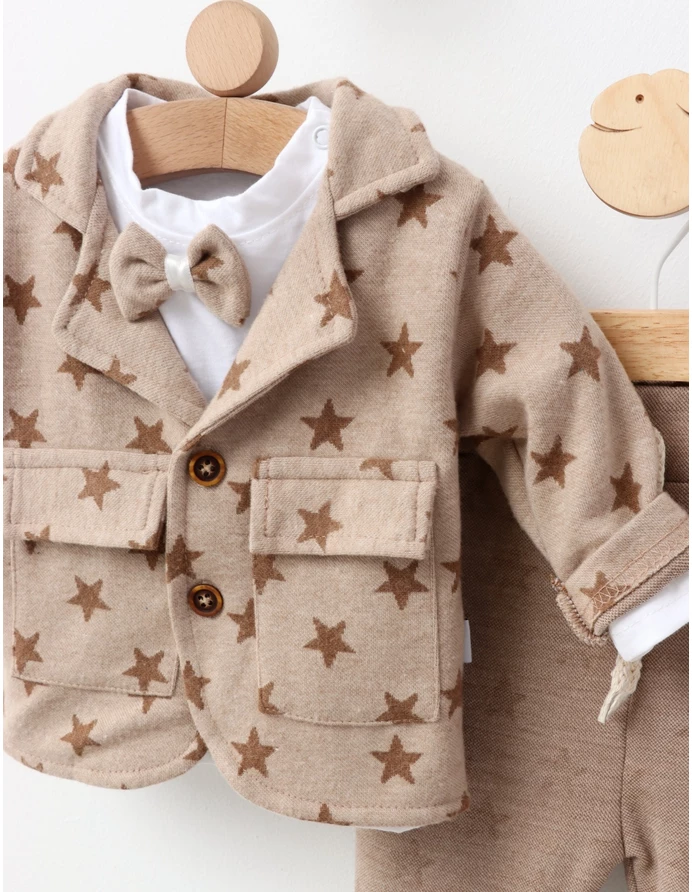 Costumas elegant, cu papion, Kids, bej picture - 3