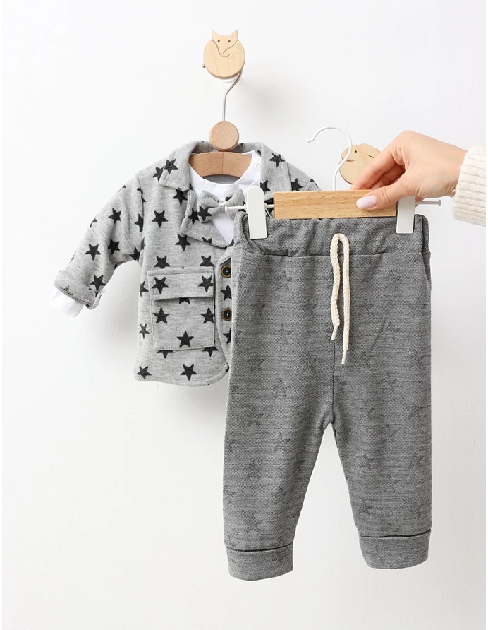 Costumas elegant, cu papion, Kids, gri picture - 3