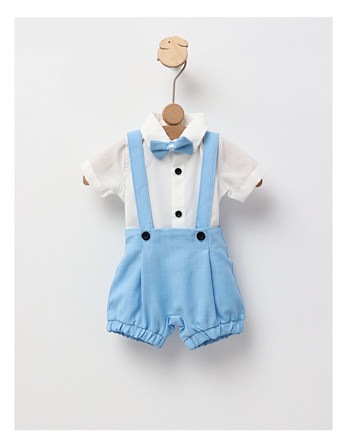Costumas elegant cu papion Vlad, blue