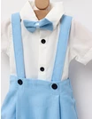 Costumas elegant cu papion Vlad, blue picture - 3