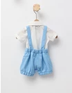 Costumas elegant cu papion Vlad, blue picture - 4