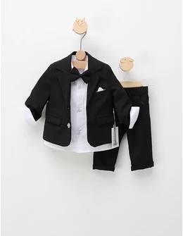 Costumas elegant Maximian, negru