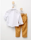Costumas elegant, papion, bretele, cu galben picture - 5