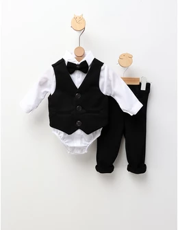 Costumas elegant Porthos, negru