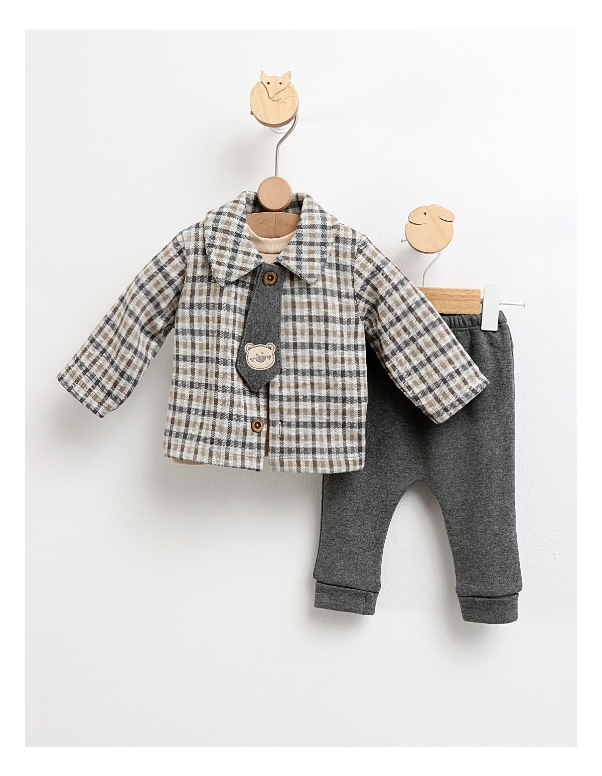 Costumas elegant premium Bebe, gri