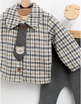 Costumas elegant premium Bebe, gri