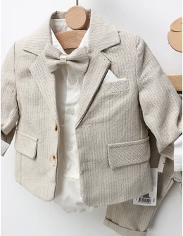 Costumas elegant Traian, crem