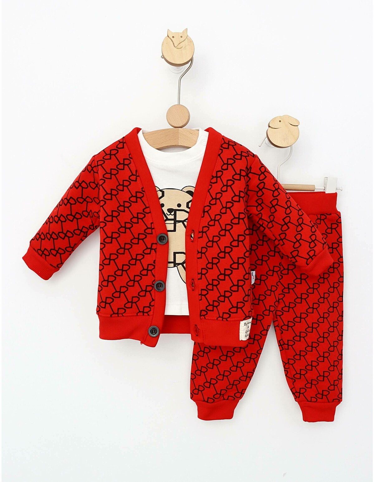 Costumas Er Bear model rosu