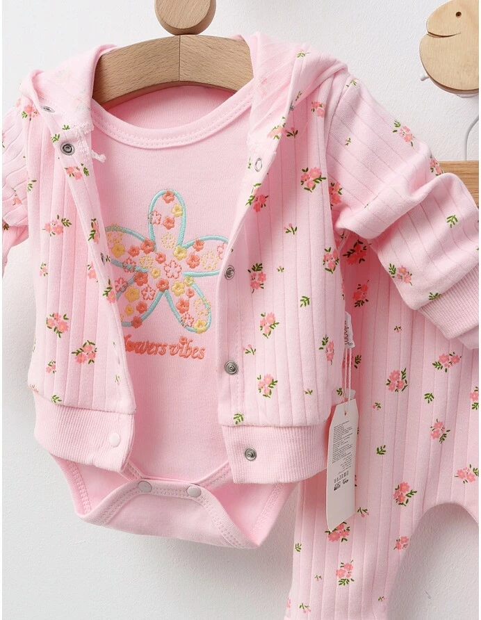 Costumas Flowers Vibes, model roz picture - 2